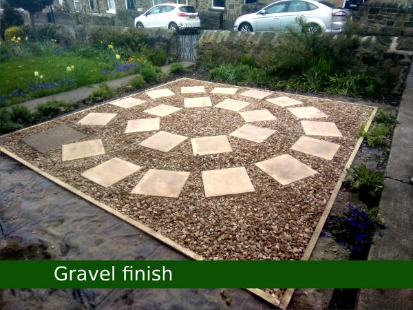 HOME and GARDEN, Newcastle - Gravel finish